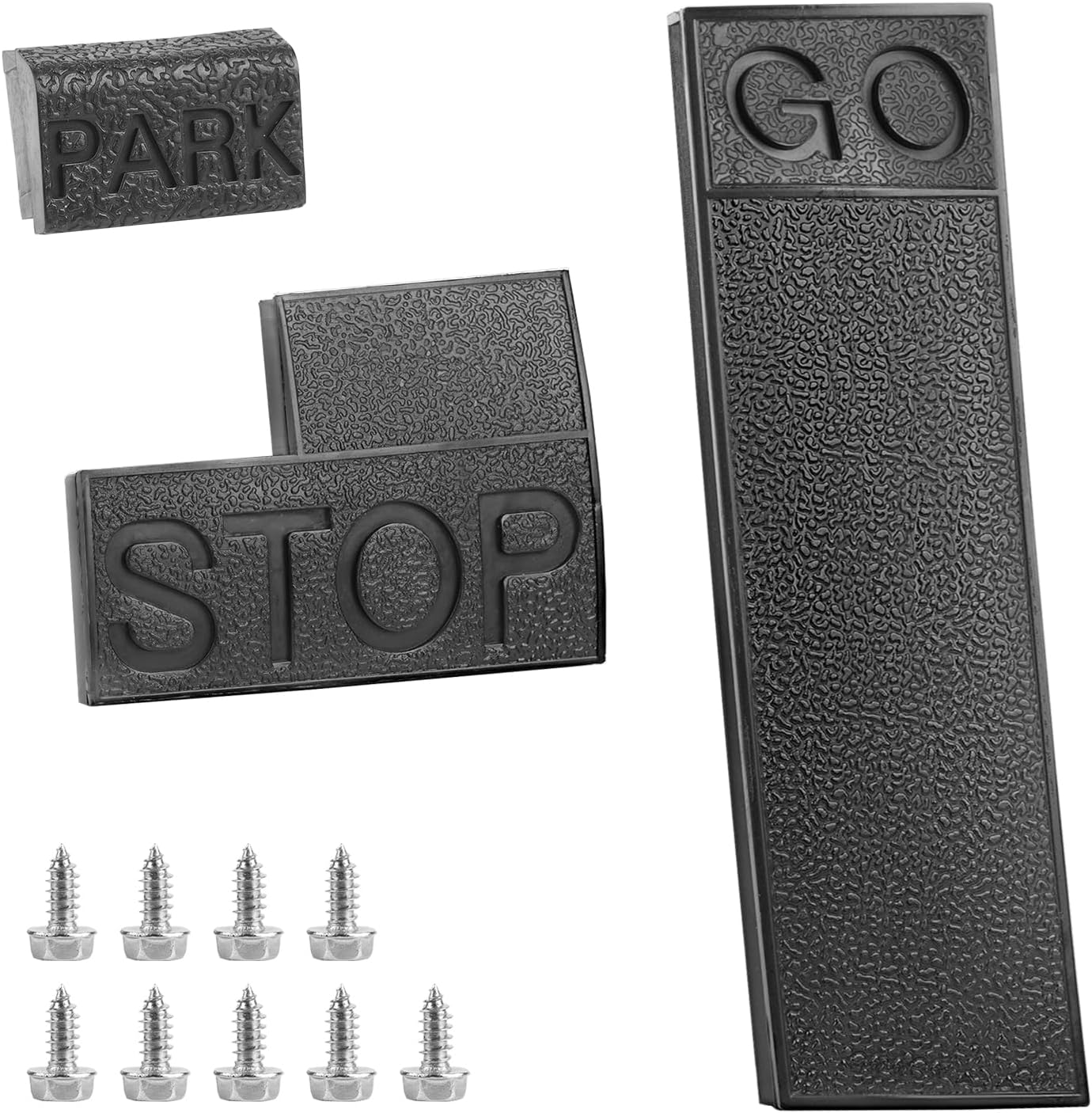 DRIVE UP Club Car Pedal Pad Cover Set, Golf Cart Accelerator & Brake Pedal Pad Cover Fits for Club Car DS 1981-2011 Golf Carts, OEM 1013869 1013870 1013871