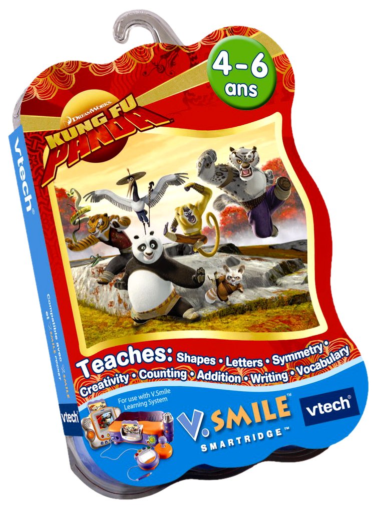 Cartouche De Jeu V.Smile - Kung Fu Panda VTech - Neuf Pour Console éducative Enfant