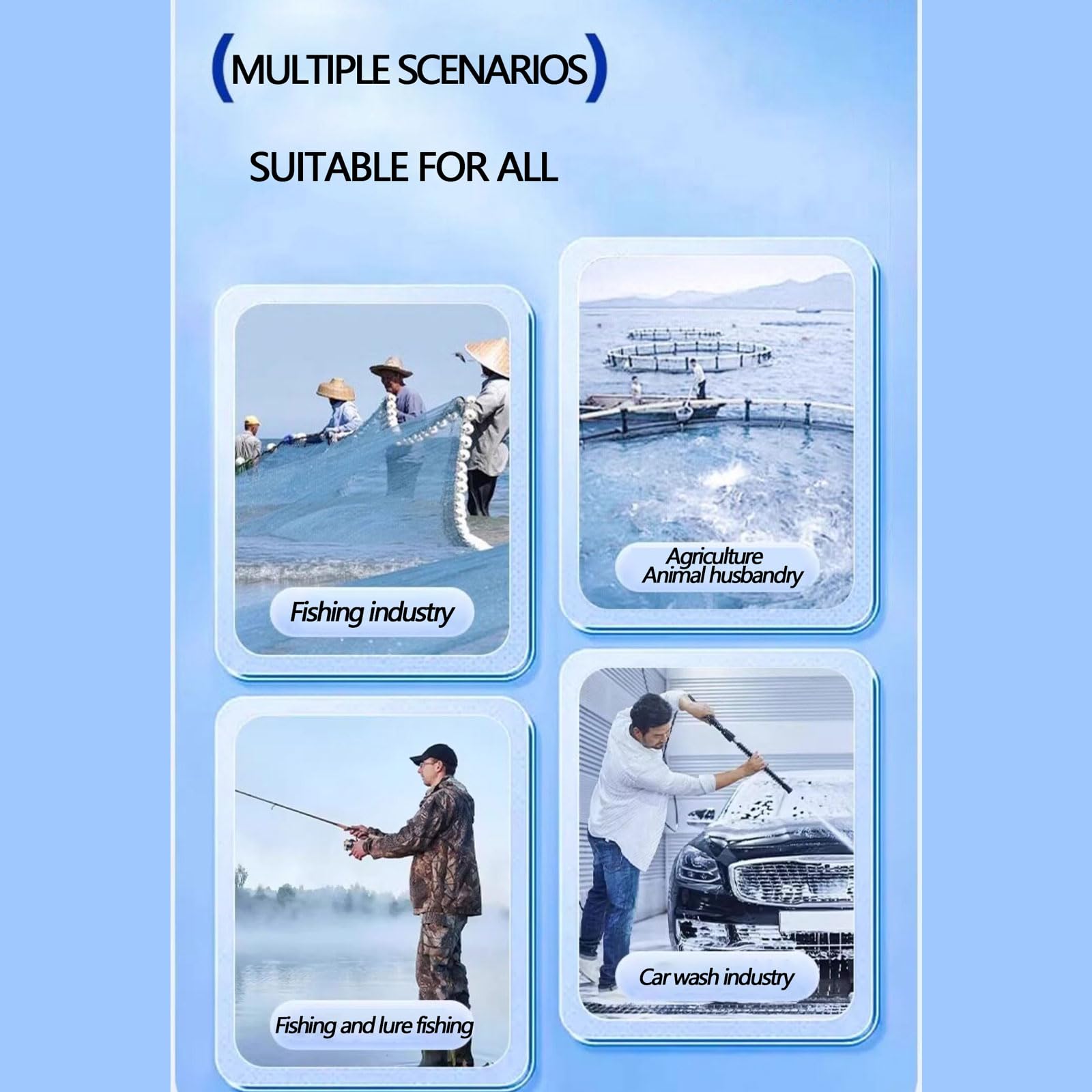 Wader da Pesca Nylon 3D Waders Pesca Abbigliamento Stivali resistenti alle alte pressioni Tasca impermeabile con cerniera Taglie 36-47 per Agricoltura,Giardinaggio,Caccia,Fattorie