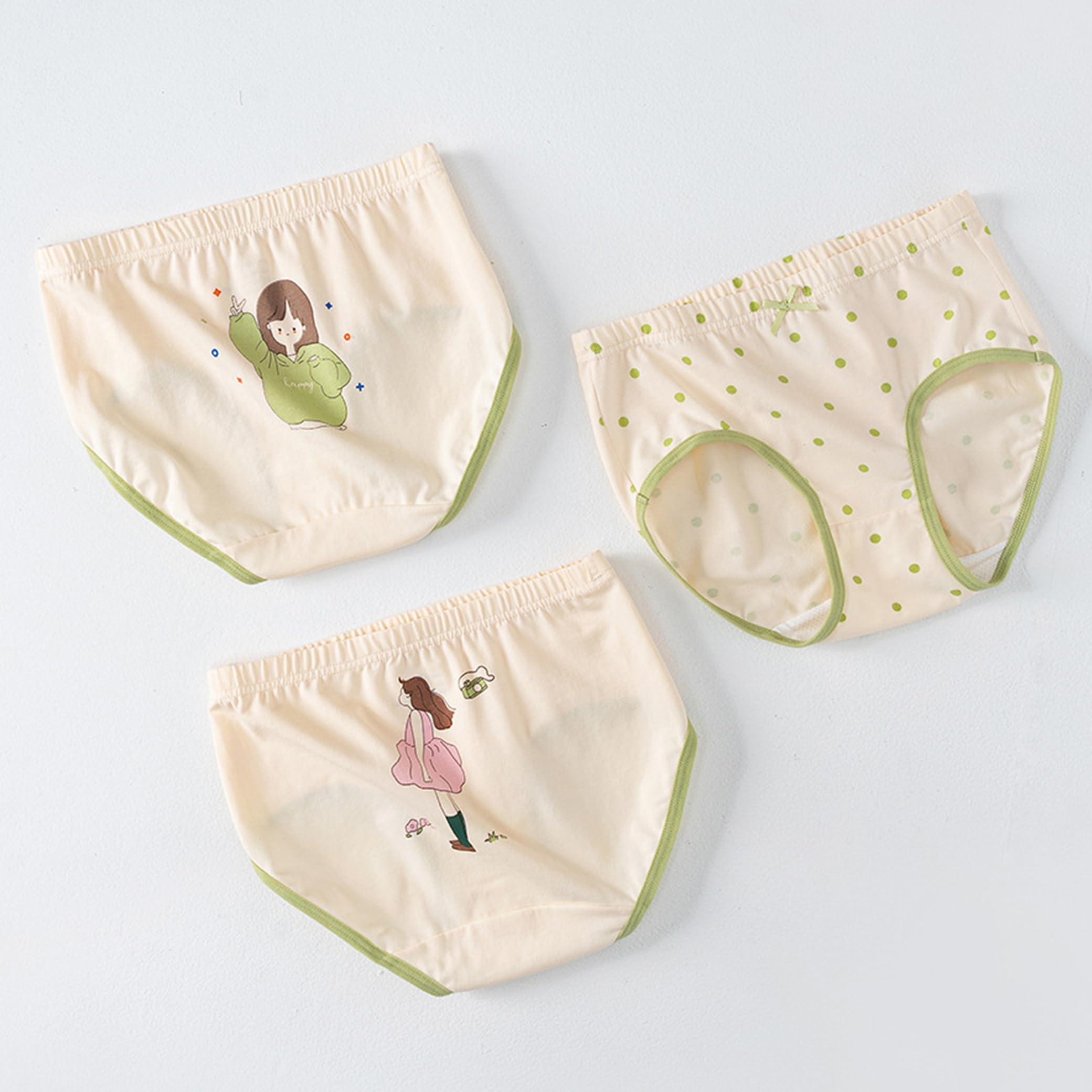 Kiench Mädchen Unterhosen Slips Baumwolle 6er-Pack