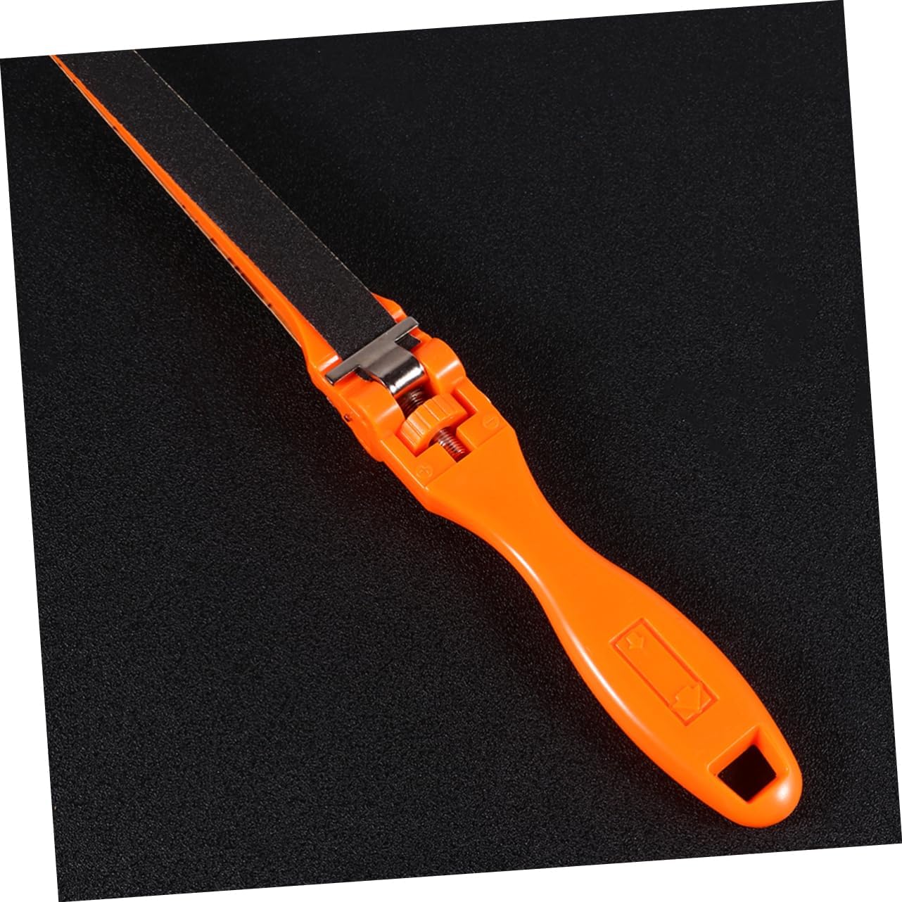 Manual Sandpaper Clamp Grinding Board for Metal Surface Cleaning | Plastic Construction, Small Size, Removes Rust and Oxide Layer, Useful for Tools and Other Metal Surfaces
