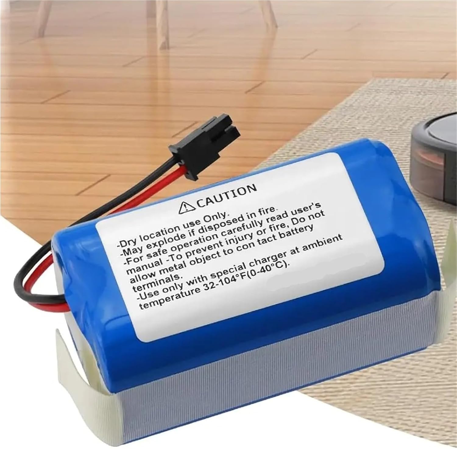 14.4V 3000mAh Vacuum Battery Replacement, Compatible For Cybovac, L20, Compatible For Grande，2，Sweeping Robot Vacuum Cleaner Parts