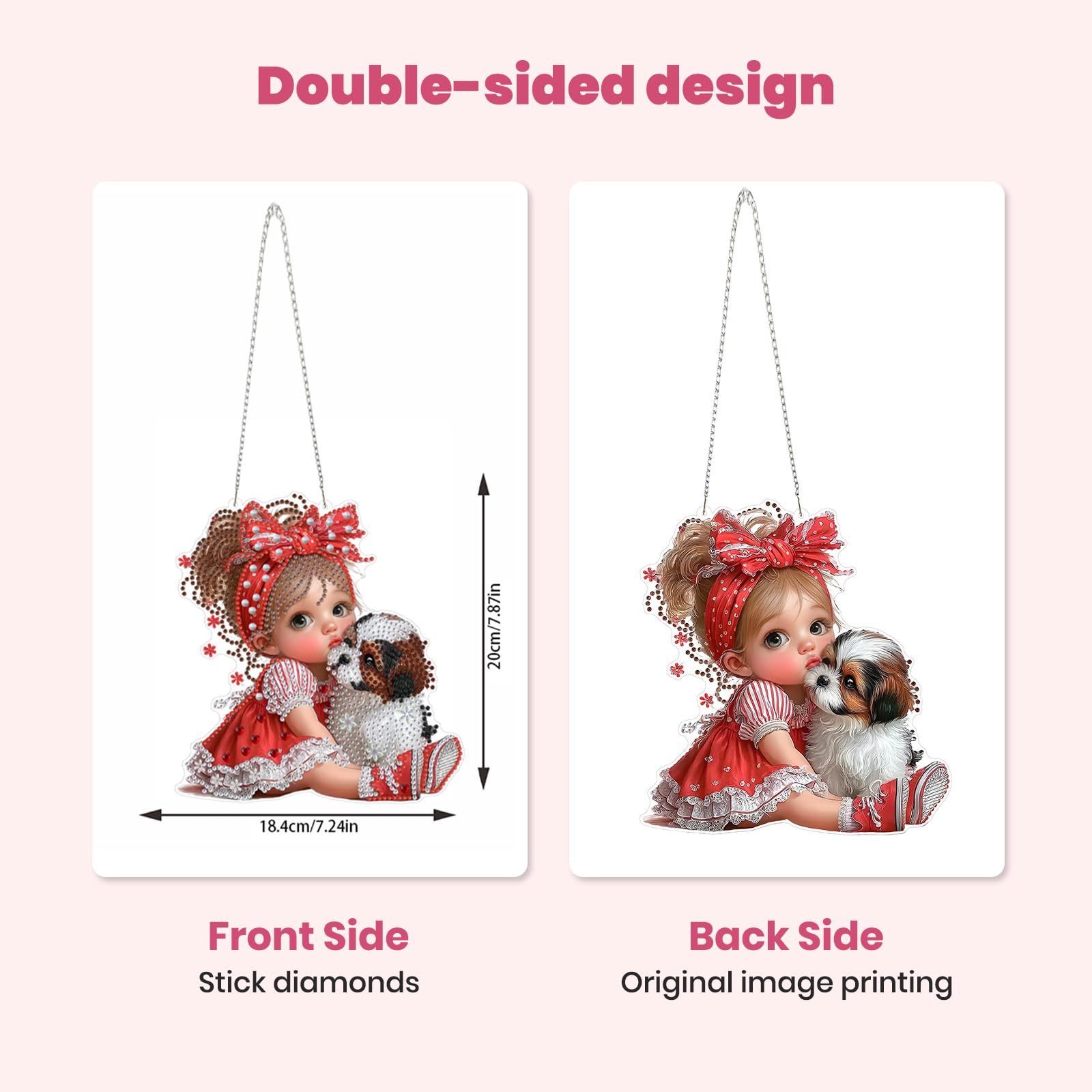 Diamond Painting Katje met vlinderdas – Diamonds Wizard | De beste Diamond Painting-kits