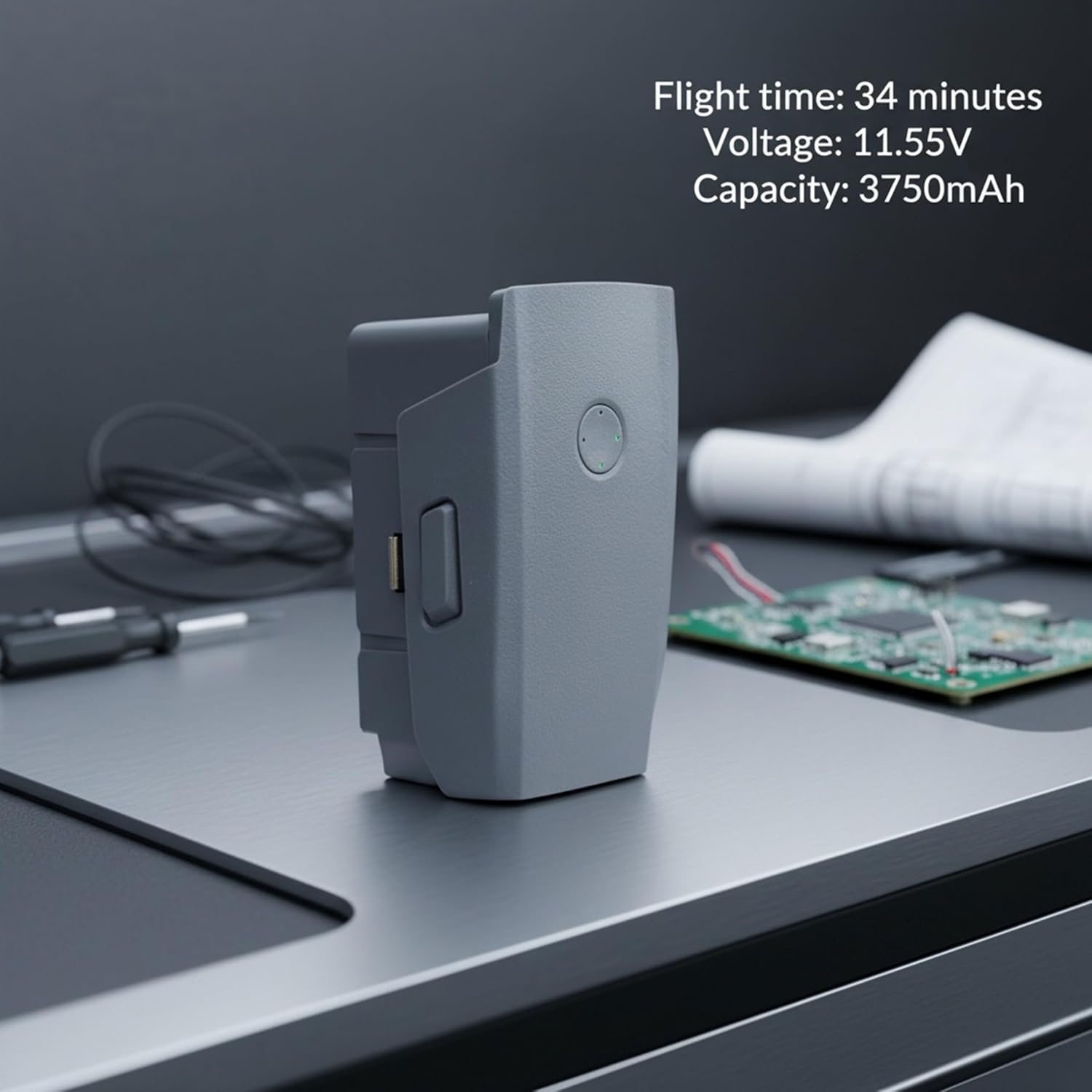 Mavic Air 2 Battery for DJI Mavic Air 2 / DJI Air 2S, 3750mAh 34 Minutes Flight Time Intelligent Battery .(Do not for Mavic 2)