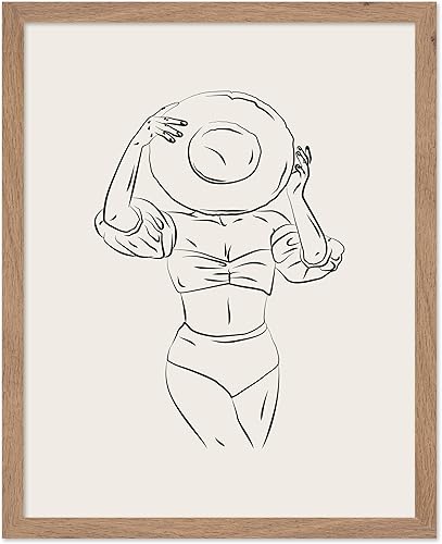 Miniatura 228 de Poster Master Póster de peonías – Estampado de flores retro – Ilustración floral – Ilustración en blanco y negro – Diseño de línea y abstracto –