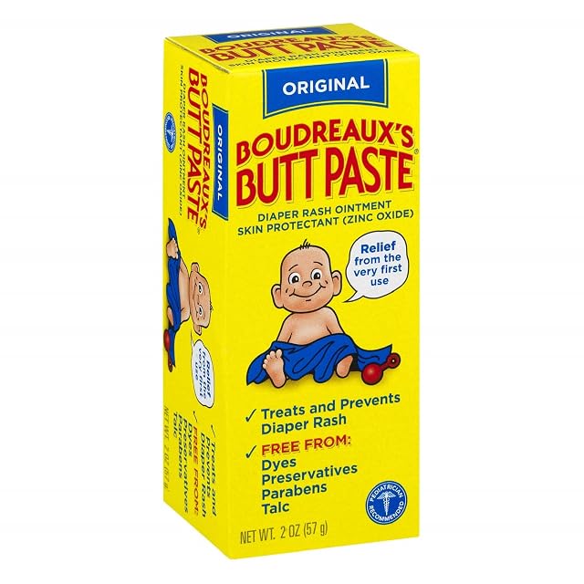 Boudreauxs Butt Paste Diaper Rash Ointment Original Formula 2-Ounces Tube 1-Unit