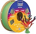 OVERTURE Filament Rock PLA 1.75mm, 1kg(2,2lbs) Marble PLA pour Imprimante 3D FDM, Précision dimensionnelle +/- 0,02 mm (Rock Rainbow)