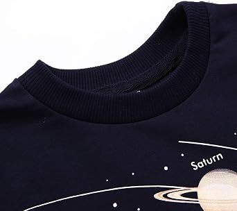 Akyzic Boys Sweatshirts Cotton Long Sleeve Crewneck Pullover Toddler Kids Winter Warm Shirt Sweater Tops 3t-8t