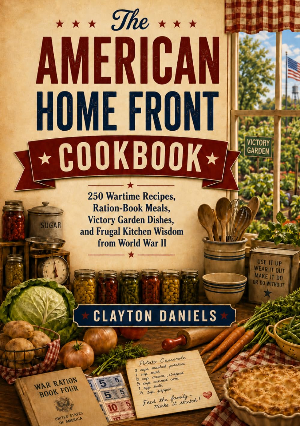 The American Home Front Cookbook: 250 Wartime Recipes, Ration-Book Meals, Victory Garden Dishes, and Frugal Kitchen Wisdom from World War II