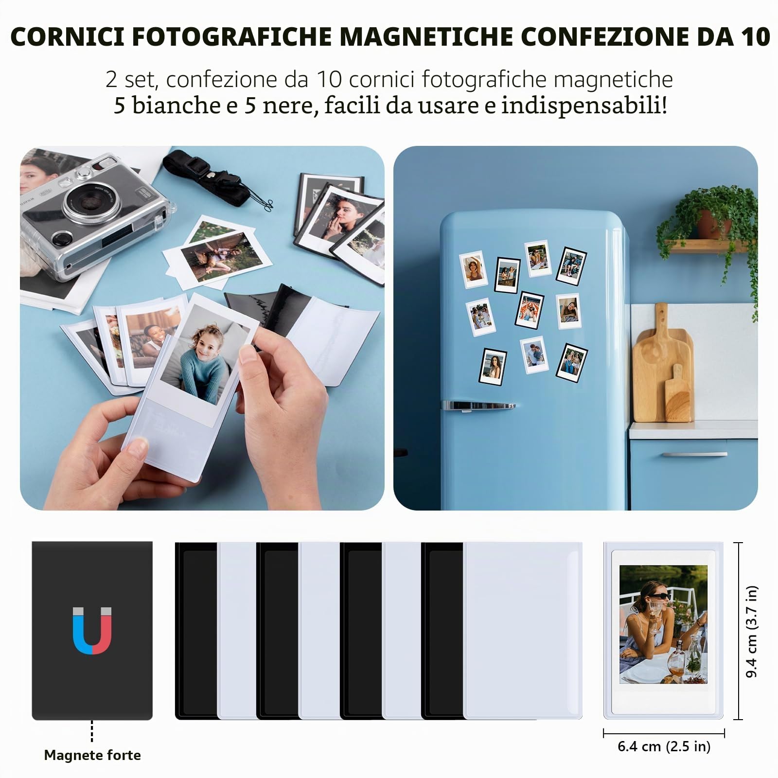 Custodia per fotocamera Mini evo e Fujii Instant Mini EVO, Kit marrone