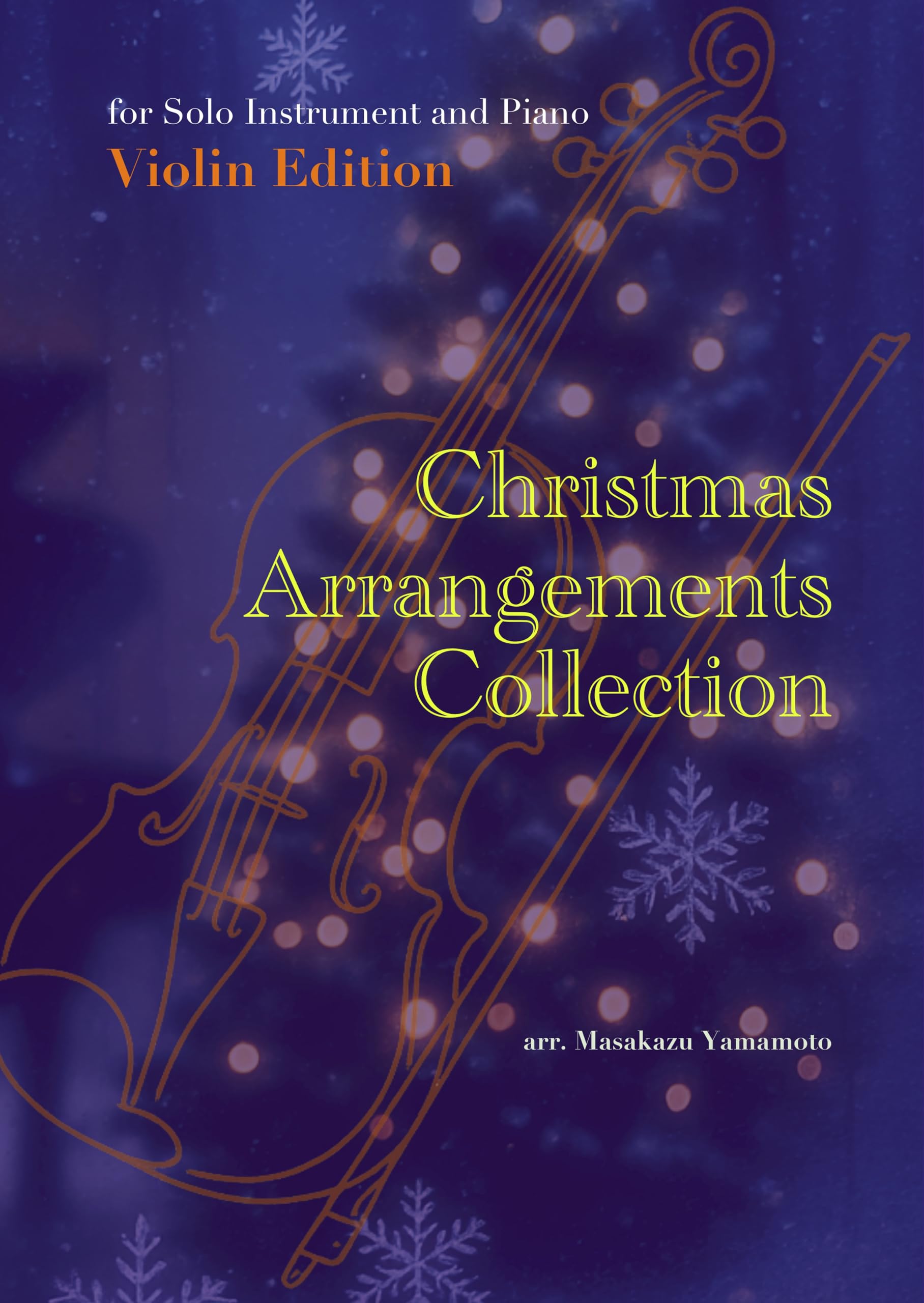 Recueil de partitions de violon pour Noël de la Christmas Arrangements Collection