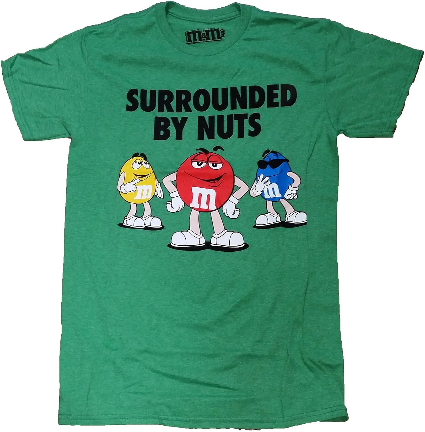 M&M's Surrounded By Nuts Graphic TShirt Large Clothing