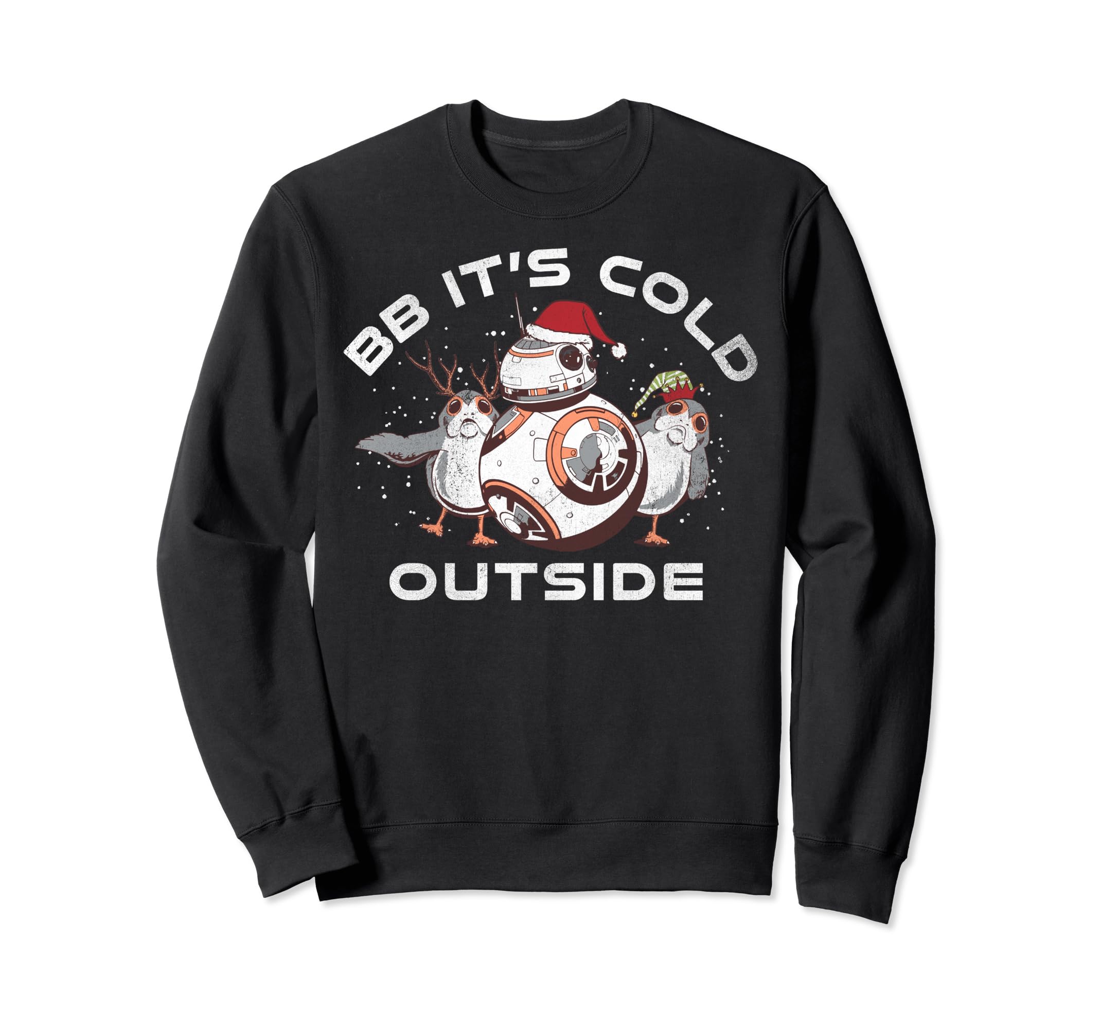 Sweatshirt Star Wars BB Its Cold Outside pull geek chaud et confortable