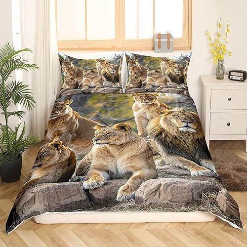 Miniatura 6 de Feelyou - Juego de funda de edredón y fundas de almohada, diseño temático de videojuegos, impresión a cuadros de color gris, colcha de cuadrícula