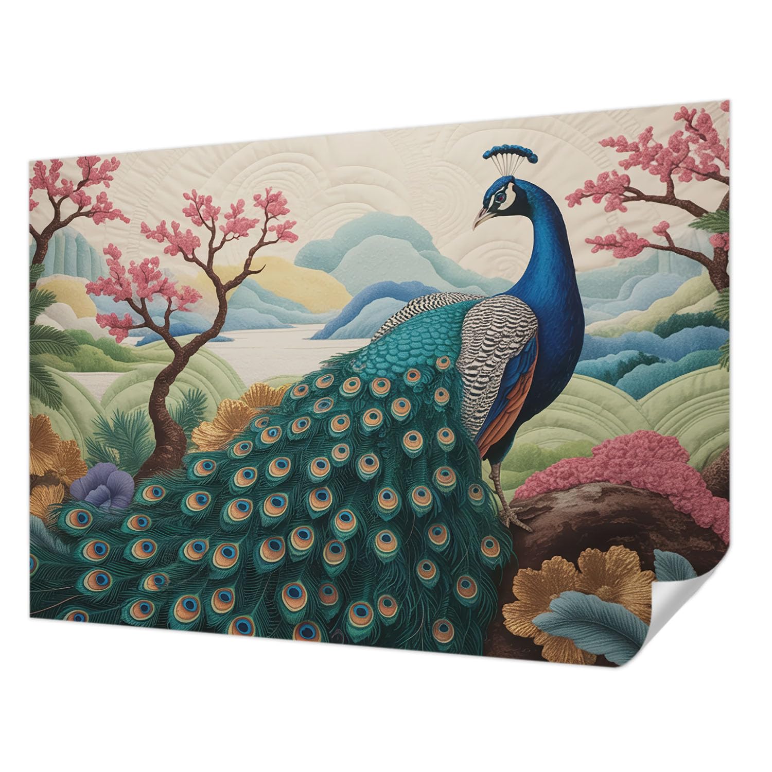 Décor mural adhésif haute qualité résistante aux taches 208x146
