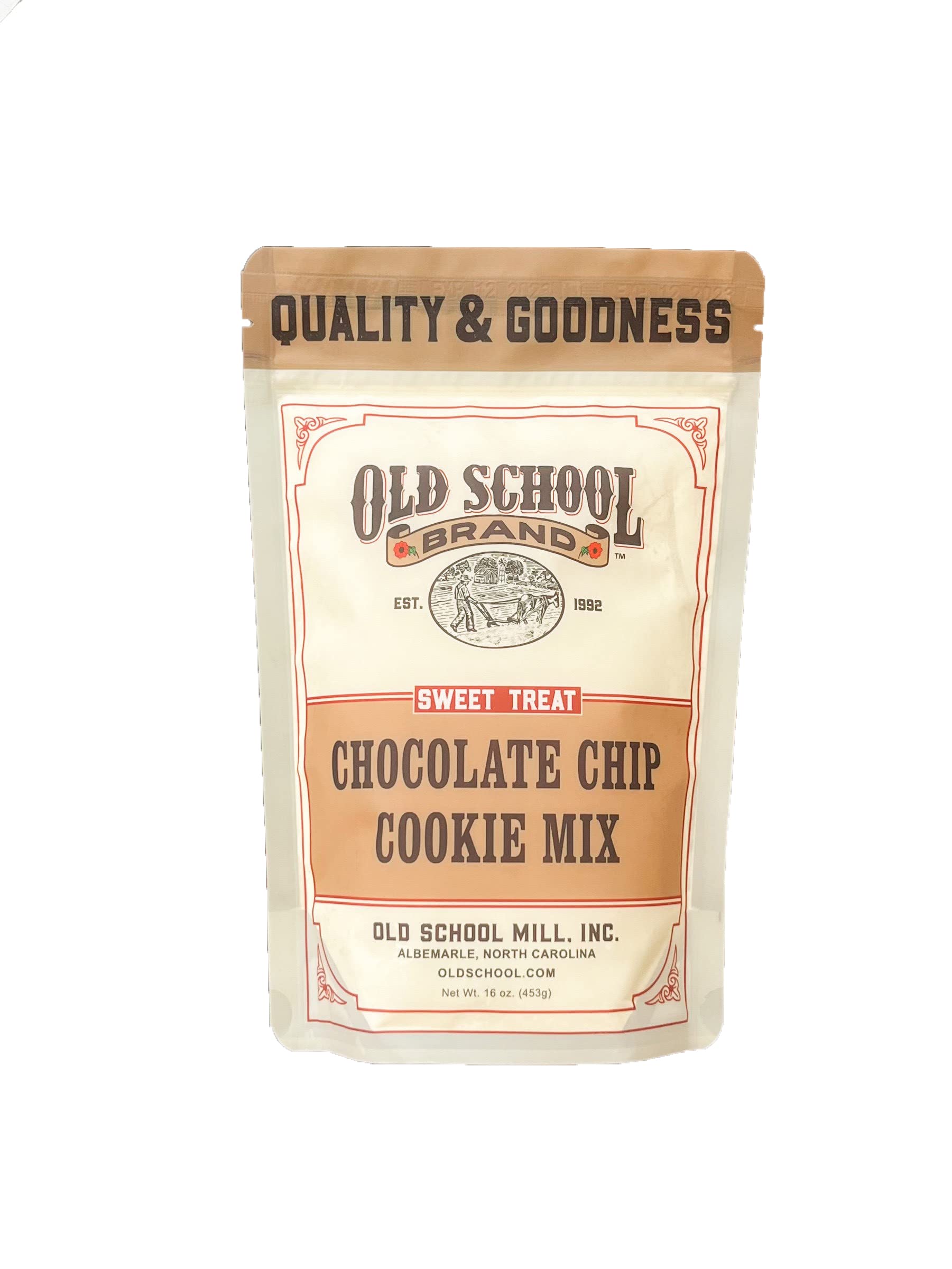 Old School Brand Chocolate Chip Cookie Mix - 16 oz Package - Great For Holiday and Year Round Baking! YUM! (1)