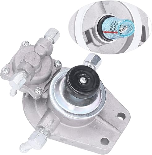 Miniatura 6 de Fuel Filter Mounting Base Fuel Filter Mounting Base Aluminum Alloy Diesel Fuel Filter Mounting Base Primer Pump 16401Vk511 Replacement for Nissan