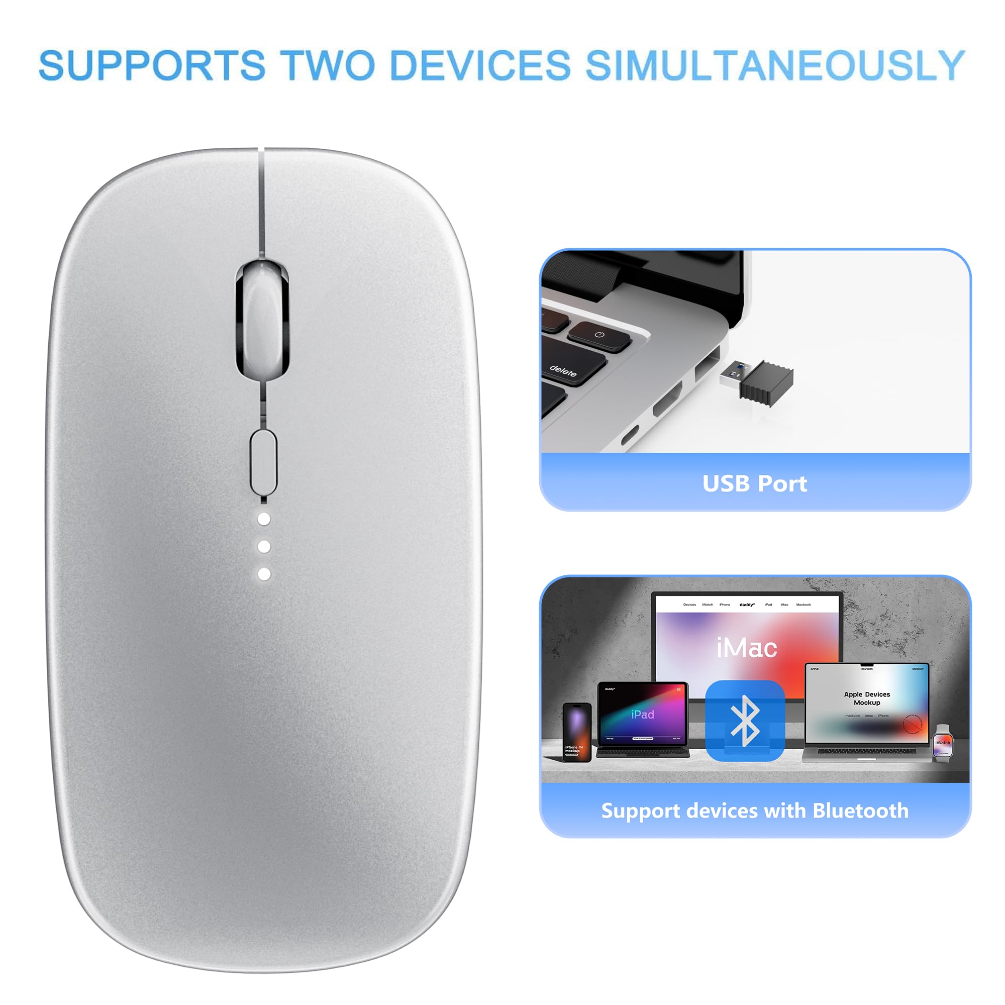 2in1 ノートパソコン + ワイヤレスマウスセット✨ Amazon | 超薄型2.4G