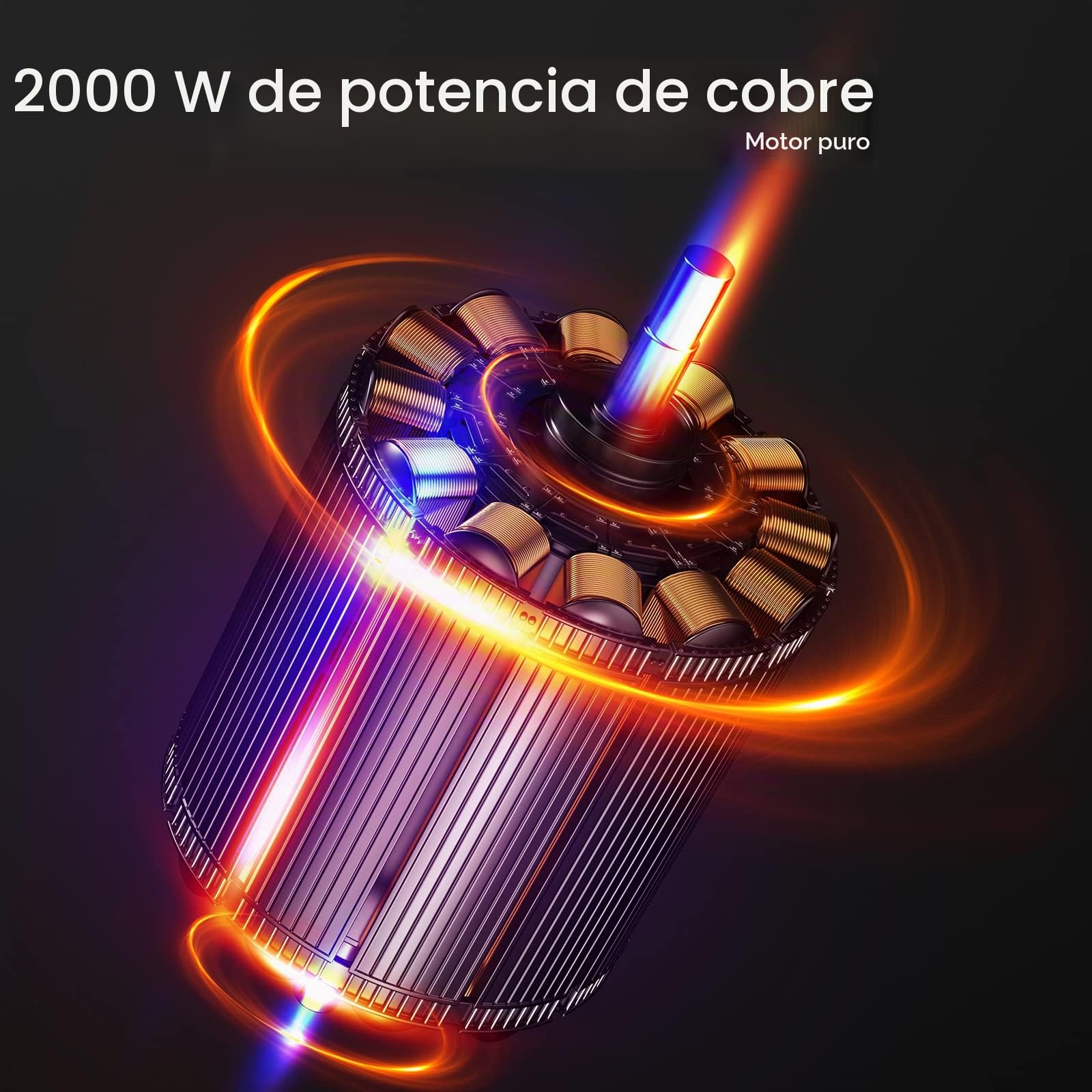 Batidora Profesional 2000W, Multifunción Batidora de Vaso, 2L sin BPA, Limpieza Automática, 30000 r/min, Acero Inoxidable, Licuadoras para Zumos Batidos Verduras Frutas Smoothies