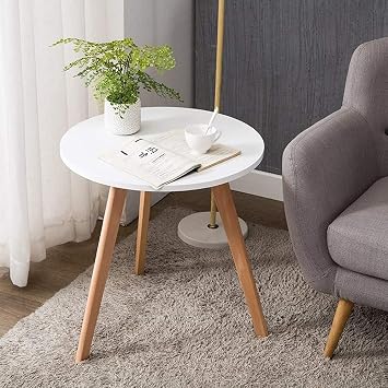 Living Room Niture Small Round Table, Small Dining Table in Student Apartment, Side Table for Easy Storage, Balcony Bedroom Sofa Table, Negotiation Table, #2, 40*45cm Feito na China Comfortable