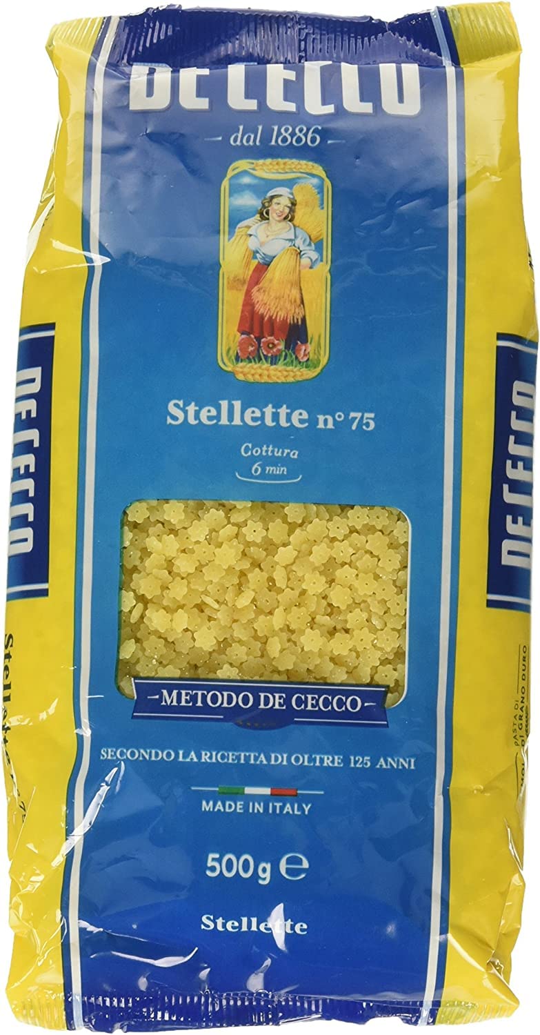 20 x De Cecco Pasta 100% Italiano Paleta n° 75 Pasta Corta 500g