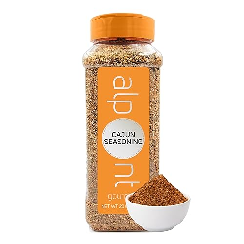 ALPONT GOURMET Condimento cajún de 20 onzas (20.00 oz) Condimento para cocinar Para condimentar todos tus platos Perfecto para carnes a la