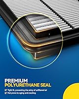 Vista 3 de PHILTOP Filtro de aire de motor CA11450 de repuesto para Nissan Altima L4/2.5L (2013-2018), panel rígido