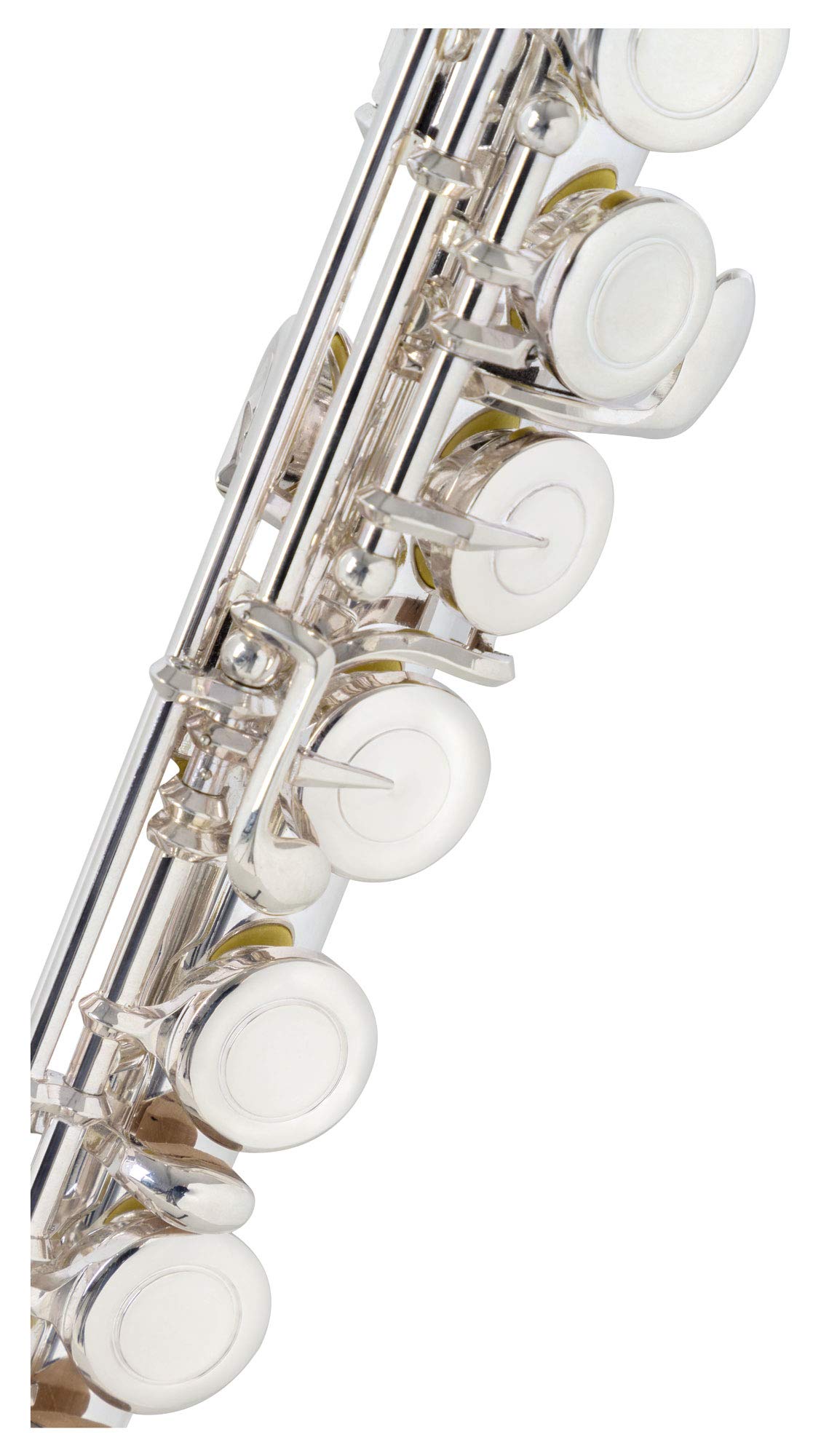 Flauto Traverso Lechgold FL-19/4, Flauto traverso in 3 pezzi, Piede in C | Completamente argentato, Bocchino: argento sterling 925, Testa: argento sterling 925, Corpo: nichelina, Chiavi chiuse
