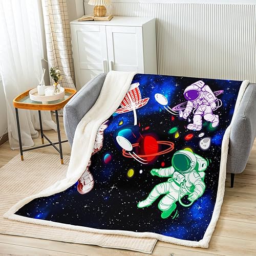 Miniatura 11 de Manfei Musical Throw Blanket Retro Musical Notes Print Bed Blanket for Kids Boys Girls Room Decor, Music Theme Blanket for Couch Sofa, Soft and