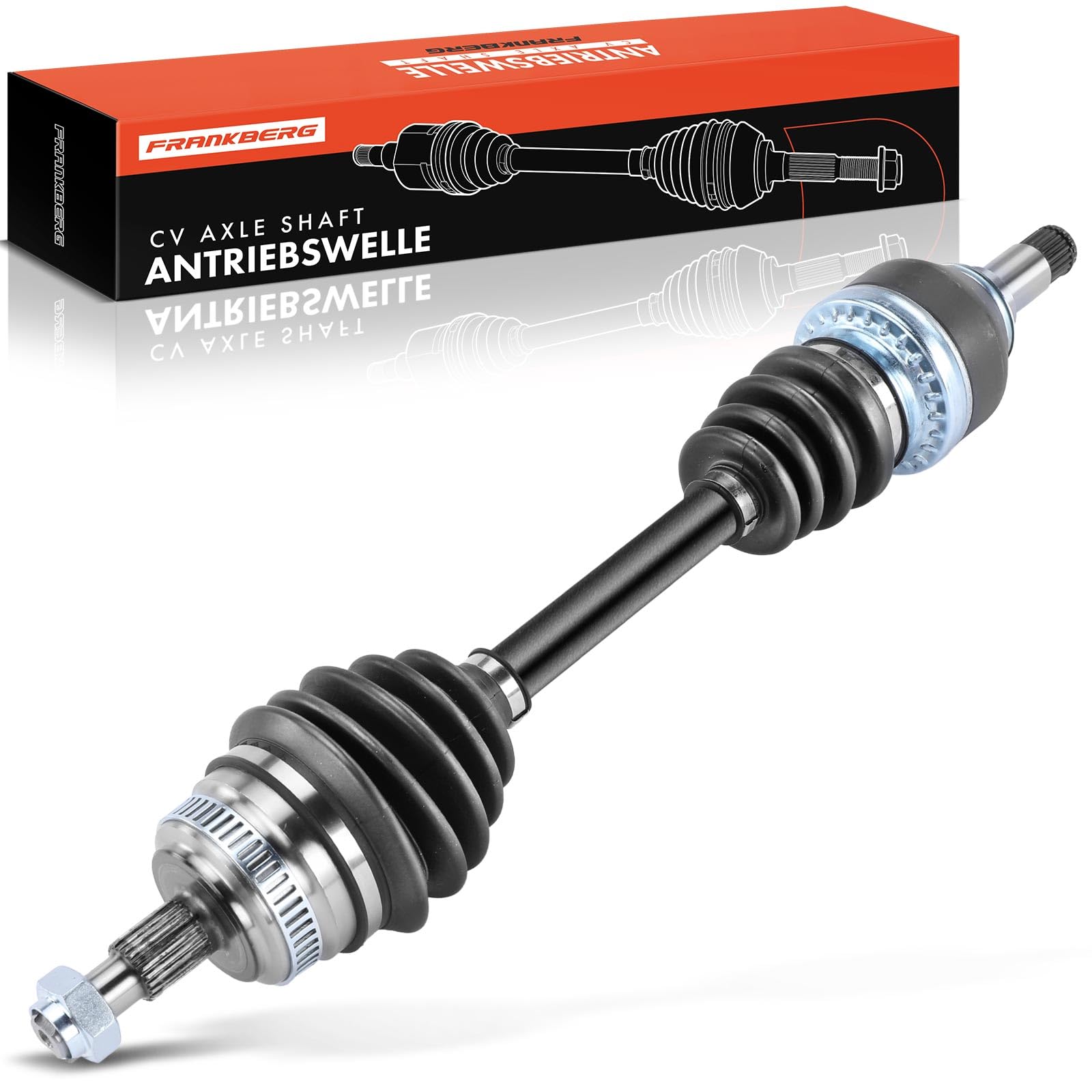 Frankberg Antriebswelle Achswelle Schaltgetriebe Mit ABS Ring Vorderachse Links Kompatibel mit A-Klasse W168 A140-A210 Vaneo 414 1.6 1.7 CDi 1.9 Replace# 18-141051