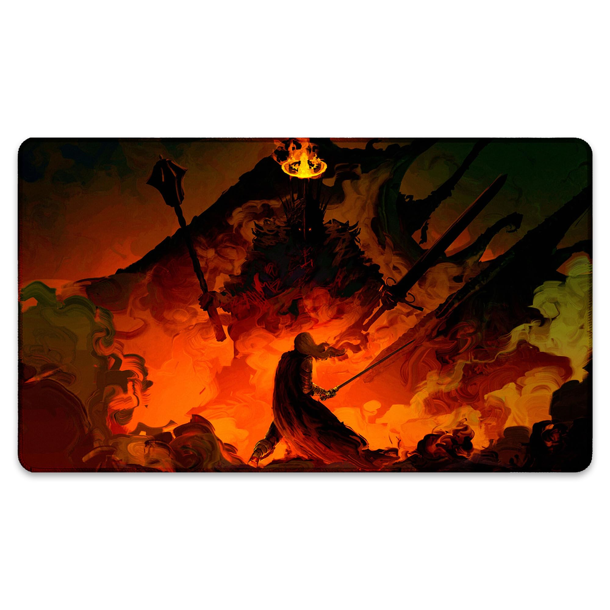 Paramint I Am No Man (Stitched) - MTG Playmat by Anato Finnstark