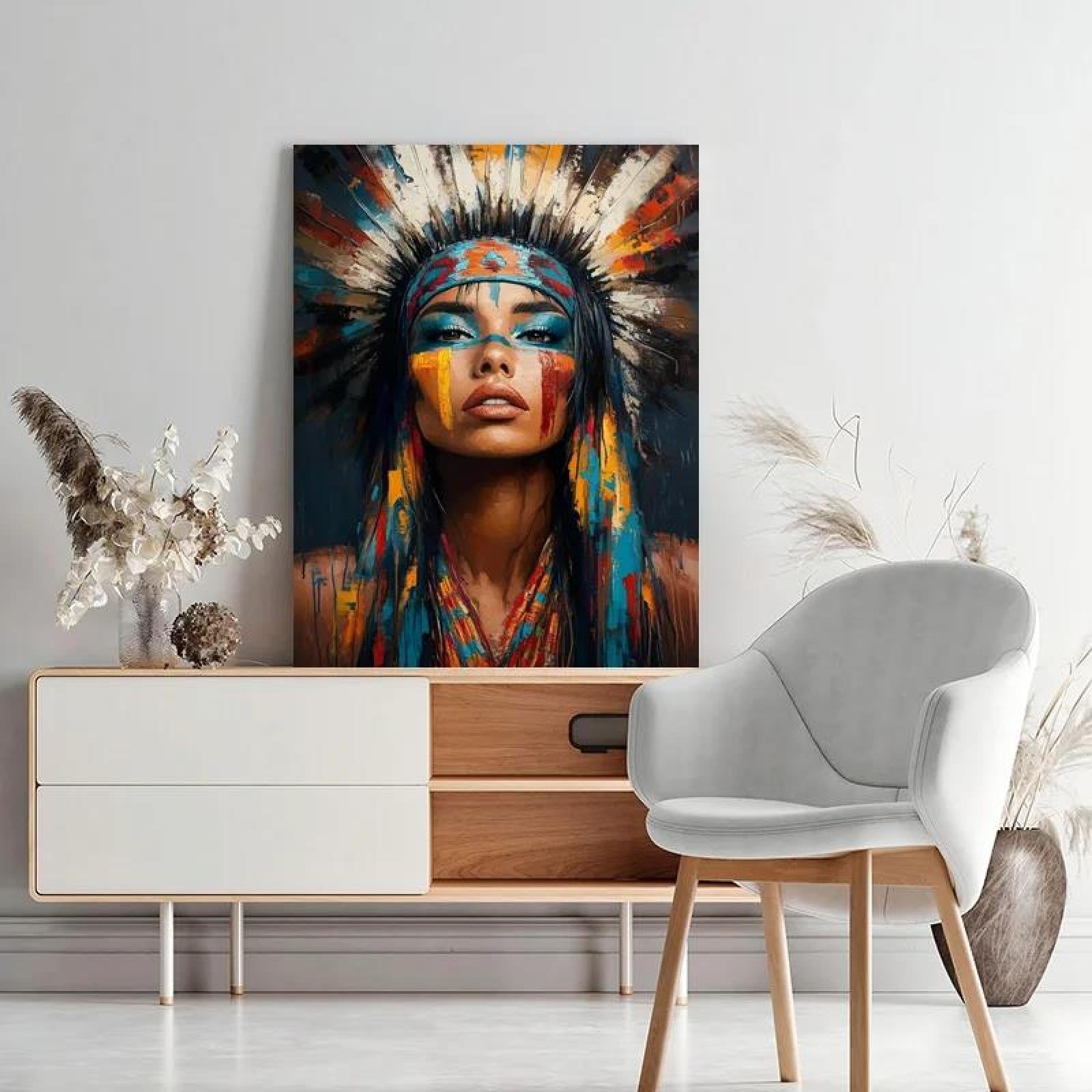 Yocheng Canvas Paintings Abstract Portrait Posters Africa Europe Eastern Beauty Handsome Figures Prints Wall Art Picture Home Decor 21x30cm No Frame