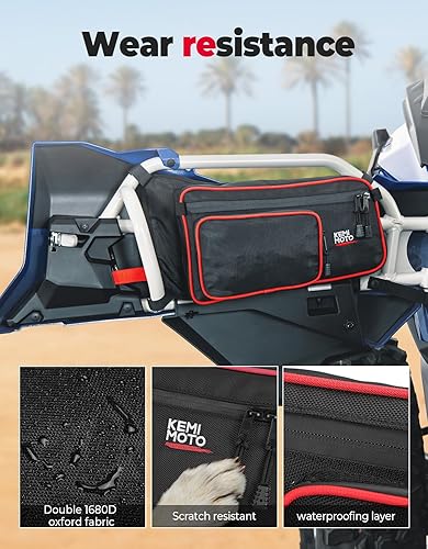 Miniatura 8 de KEMIMOTO Bolsas de puerta X3 compatibles con Cam Am Maverick X3 Max Turbo R X DS MR RS Turbo R RR 2017 2018 2019 2020 2021 2022 2023 2024,