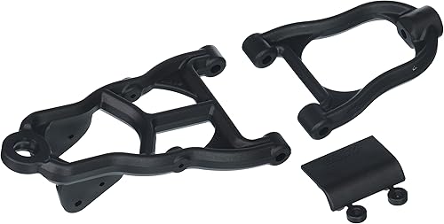 RPM 82142 Brazo A delantero superior/inferior negro Baja 5B/5T (paquete de 42)