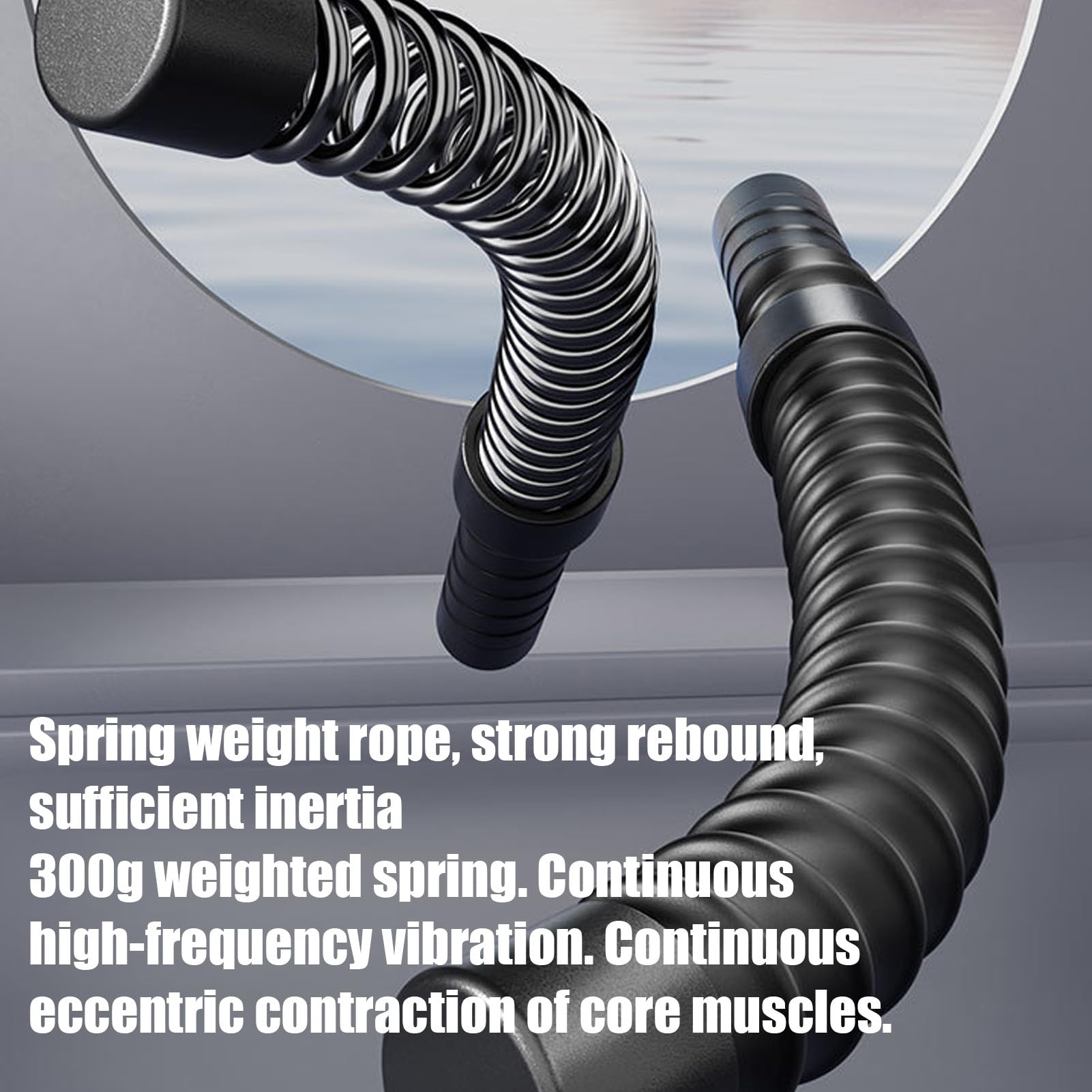 Battle Rope, 2pcs Seillose Kampfseile, Seilfreie Schlachtseile, Professionelles Tragbares Schwarzes Trainingsseil, Tragbares Schwarz-Training-Seil Für HIIT, Kraft Und Low- Cardio-Training, 40cm