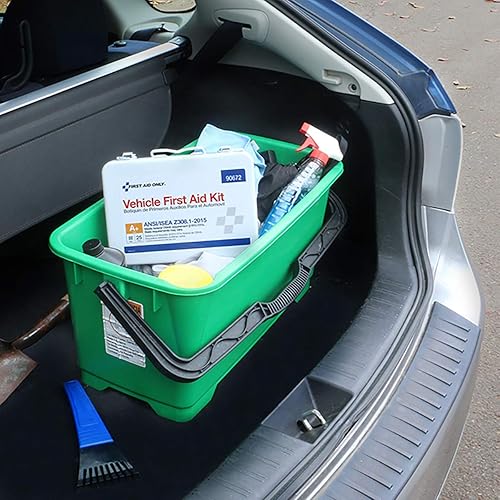 Miniatura 5 de First Aid Only 90672 ANSI 2015 y OSHA - Kit de primeros auxilios para vehículos pesados, kit de primeros auxilios de emergencia multiusos para 25