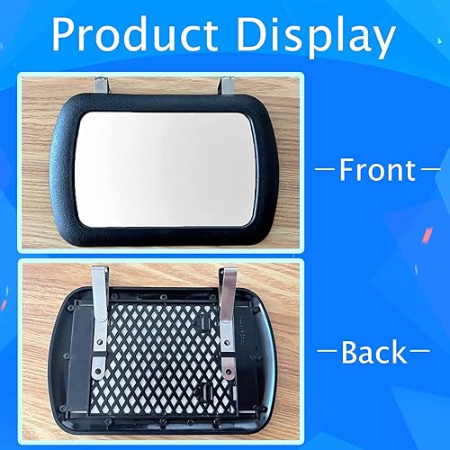 Miniatura 5 de ZWZCYZ Paquete de 2 Espejos de Visera con Clip, Espejo de Visera de Sol para Coche Espejo de Tocador HD Espejo Cosmético con Protección Solar con