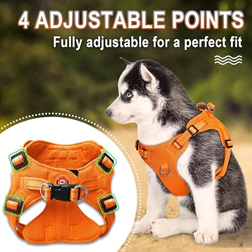 Miniatura 3 de Arnés para Perro Step in Chaleco Arnés para Perro, Arnés Reflectante Ajustable para Cachorro Sin Tirar Transpirable Suave para Perros Pequeños y