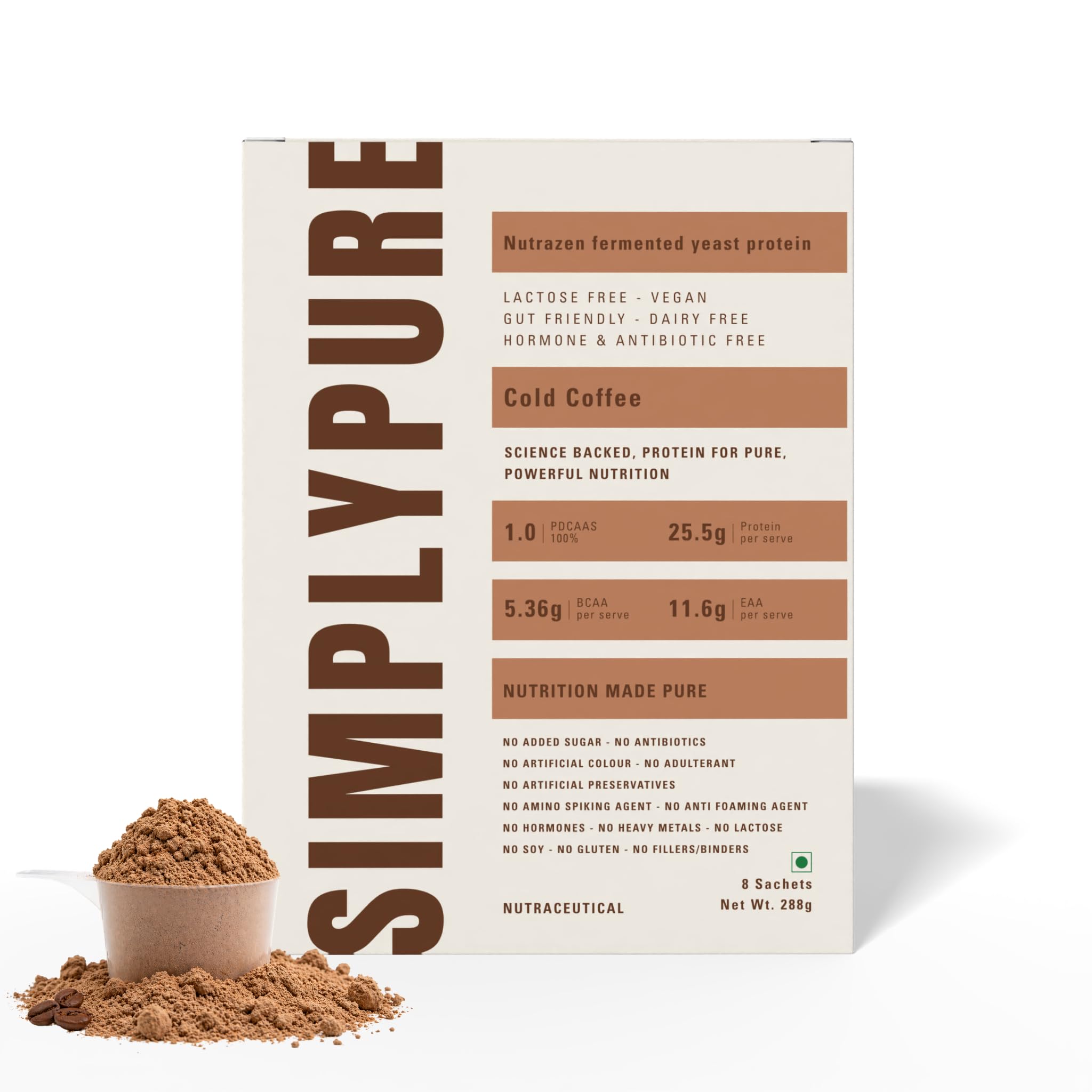 Nutrazen SimplyPure Fermented Yeast Protein Powder – Chocochino - 1kg | 24.7g Complete Protein | Muscle Recovery & Lean Muscle Support | Gym & Fitness Supplement for Men & Women | Vegan Protein Powder | PDCAAS 1.0 | With Probiotics & Digestive Enzymes — Amazon image 17