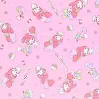 希少　Sanrio マイメロディ＆キキララ　派手ピンク/夢かわ 生地セット 81IeGa+ssIL._UF894,1000_QL80_.jpg