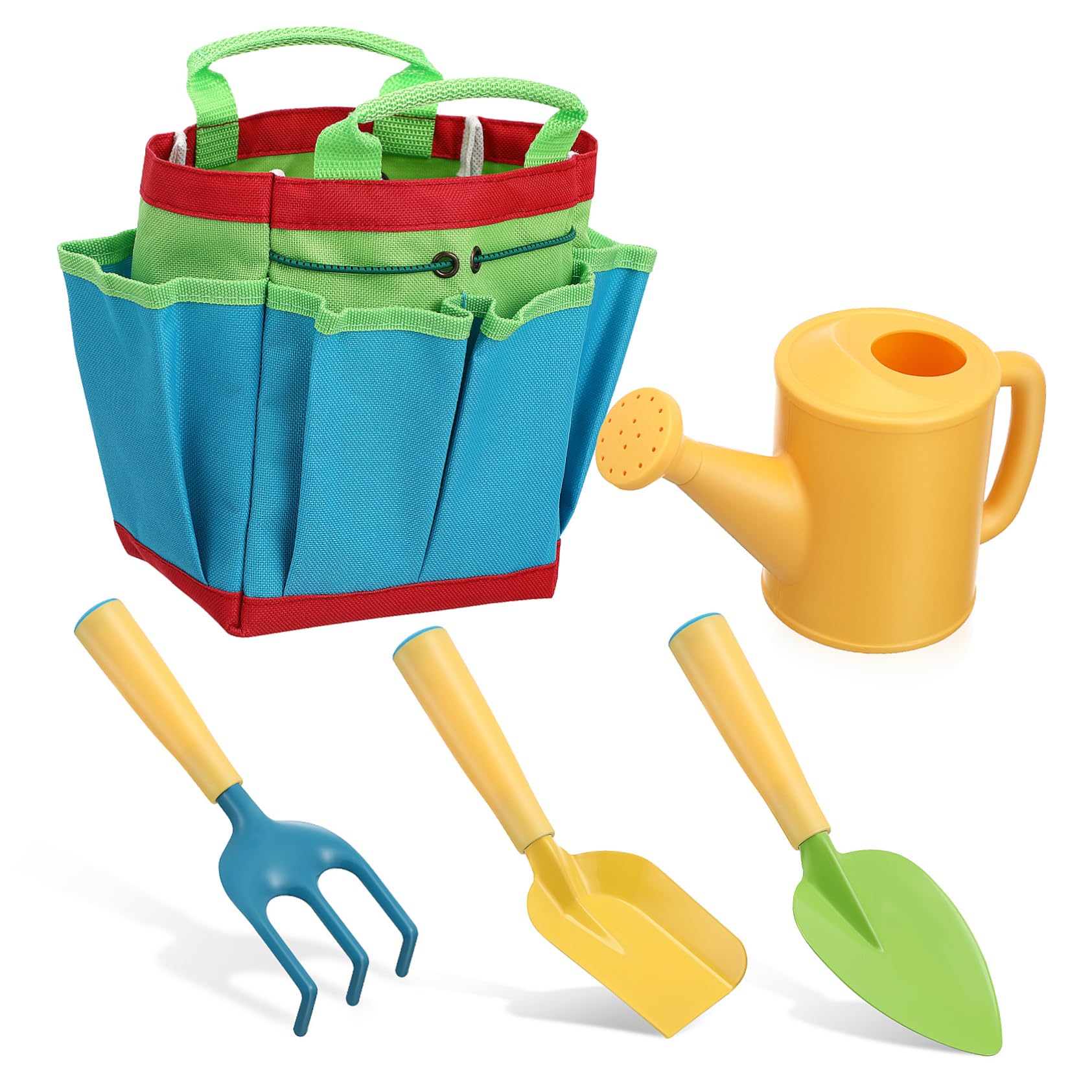 Outils de jardinage enfant avec sac de rangement pour activités extérieures