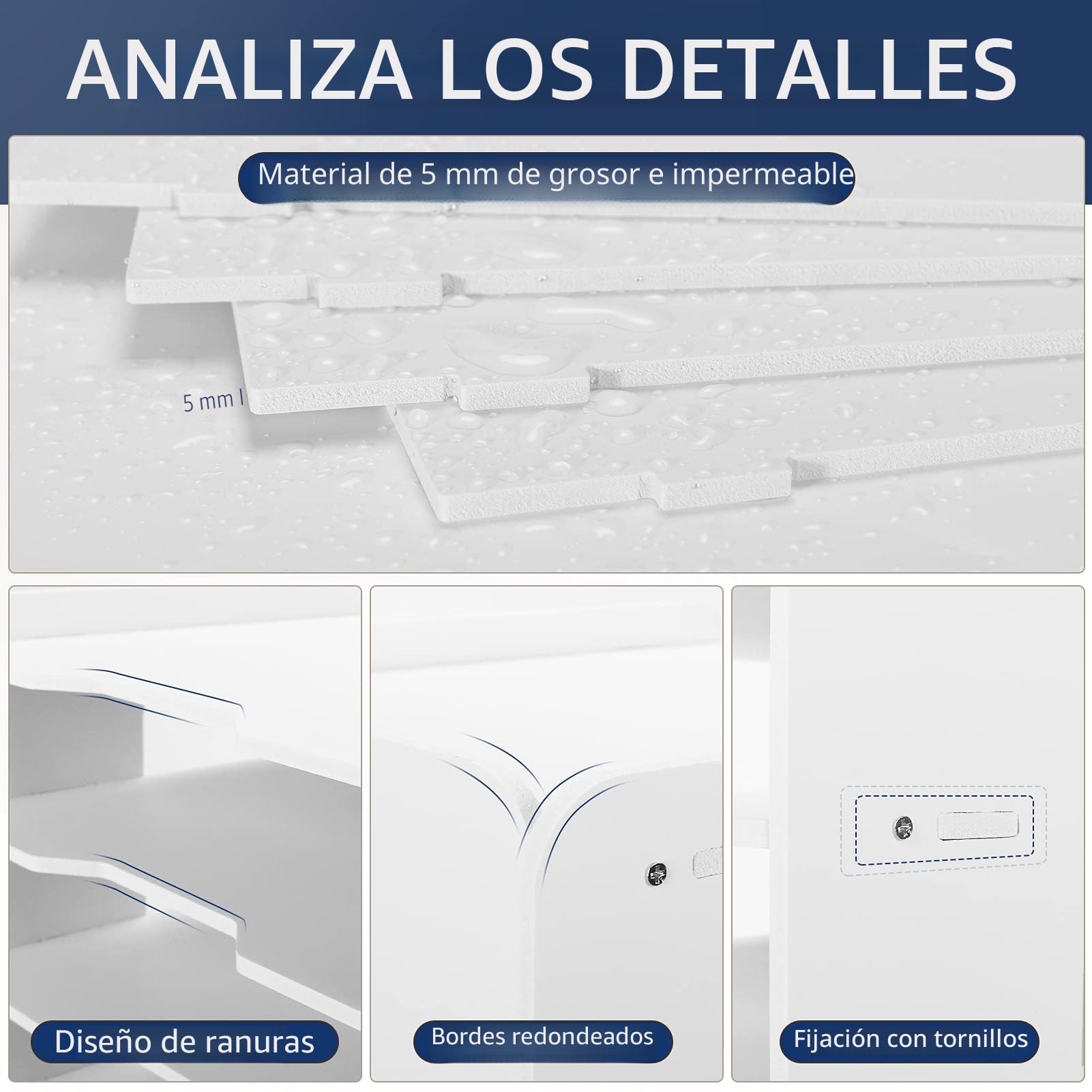 Organizador de escritorio con bandejas para cartas, organizador de escritorio de oficina, soporte para documentos A4, bandejas para archivar documentos en casa, oficina, escuela (diseño de 7 estantes)