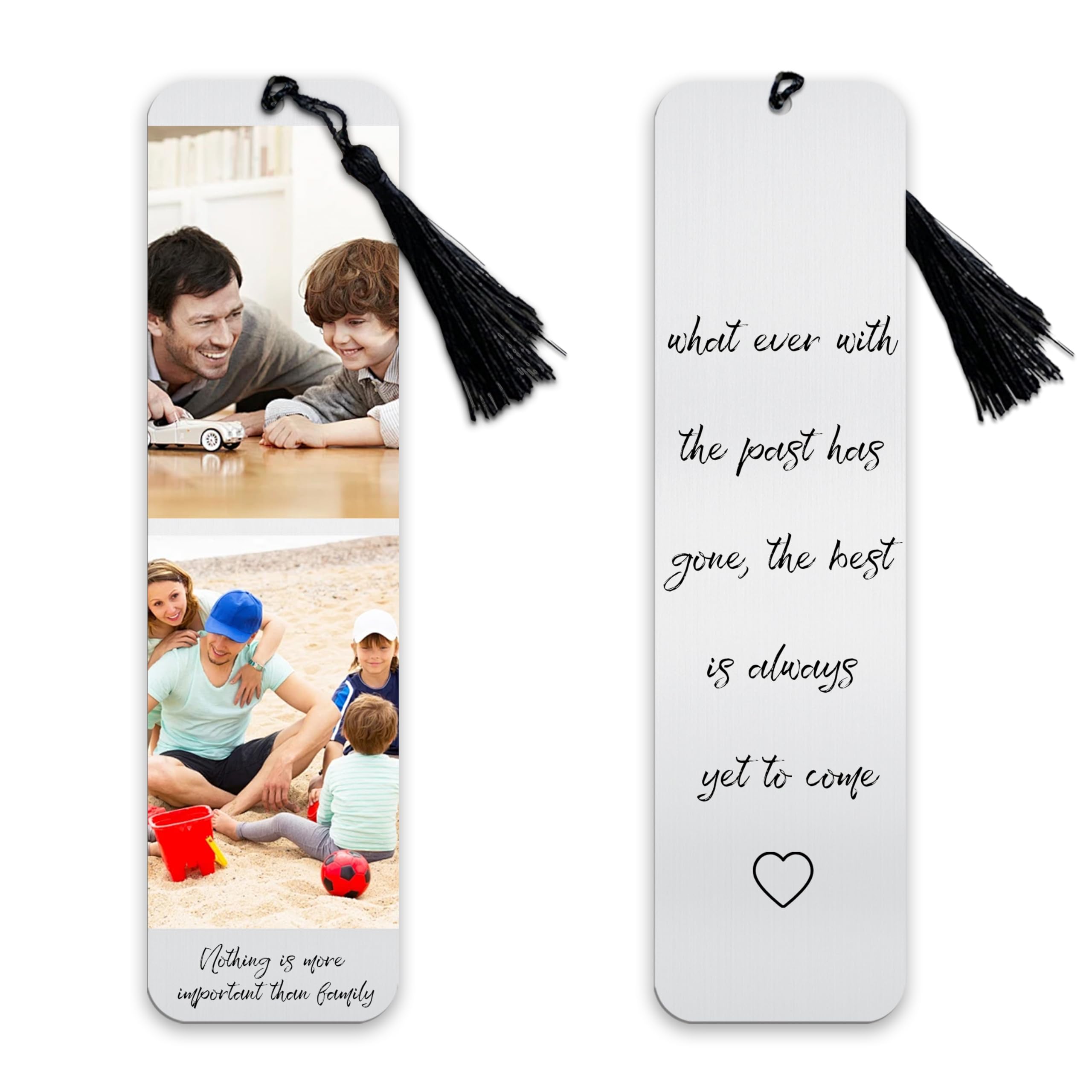 Marcapaginas,Marcapáginas Niños,Marcapáginas de Metal con Foto/Texto/Logotipo,Regalos Alumnos Primaria,Adecuados para Regalos de Graduación para Estudiantes de Escuela (2 FOTO)