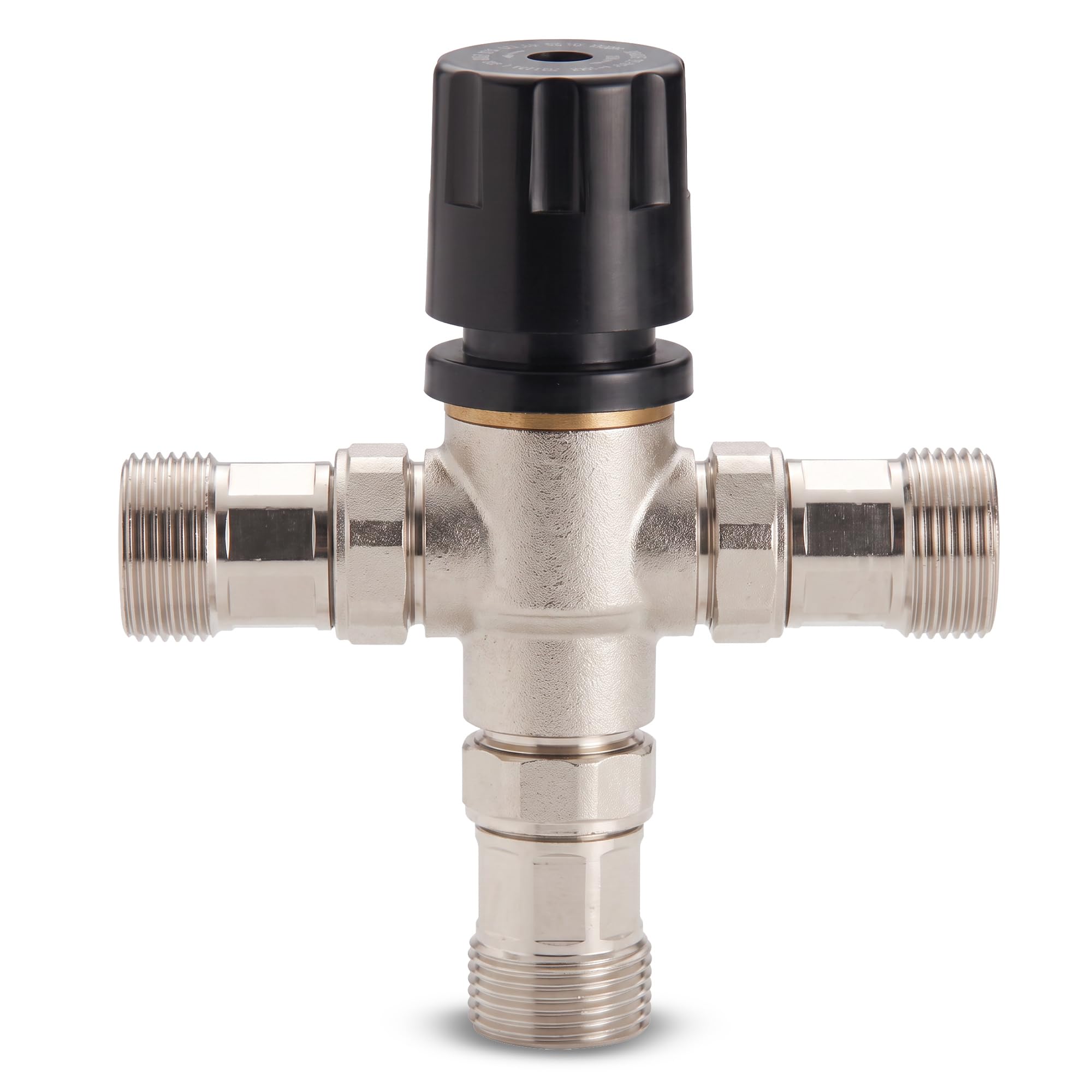DOJA Barcelona mikser termiczny – 1/2" – mieszacz termostatyczny 3-drożny, kontrola temperatury, 3-drożny mikser z precyzyjną regulacją, oszczędność kosztów, łatwy montaż, reguluje dobre ciepło