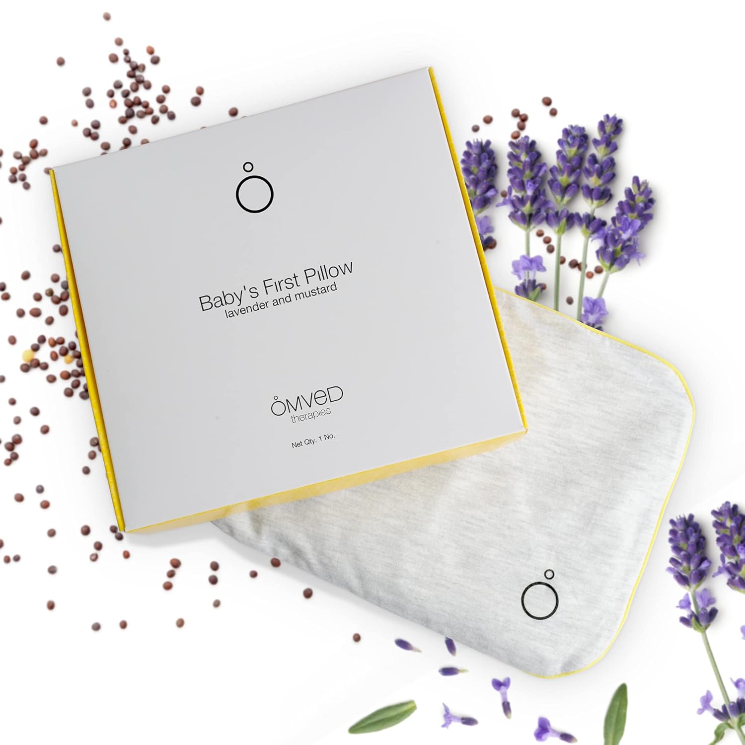 Buy Omved Baby's First Pillow Rai Mustard Seeds Pillow with Lavender