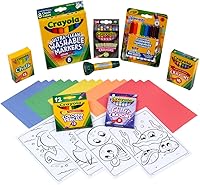 Vista 3 de Crayola Super Art - Kit para colorear (+ de 100 unidades), los colores del cubo varían, exclusivo de Yaxa, regalo para niños