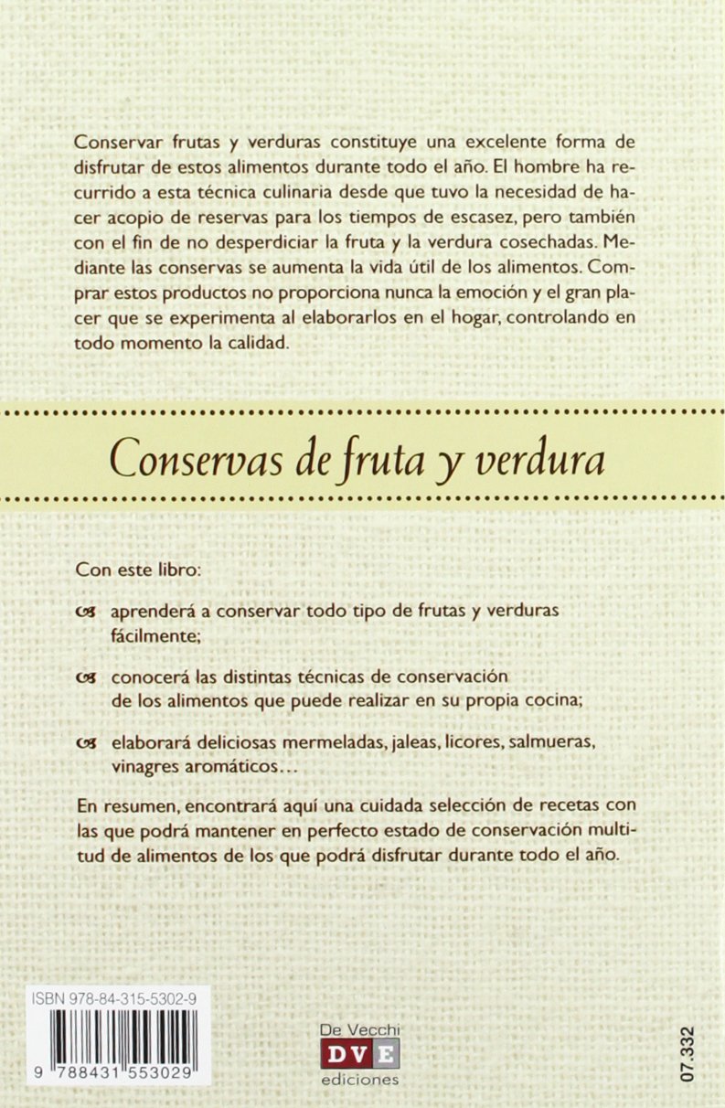 Conservas de fruta y verdura