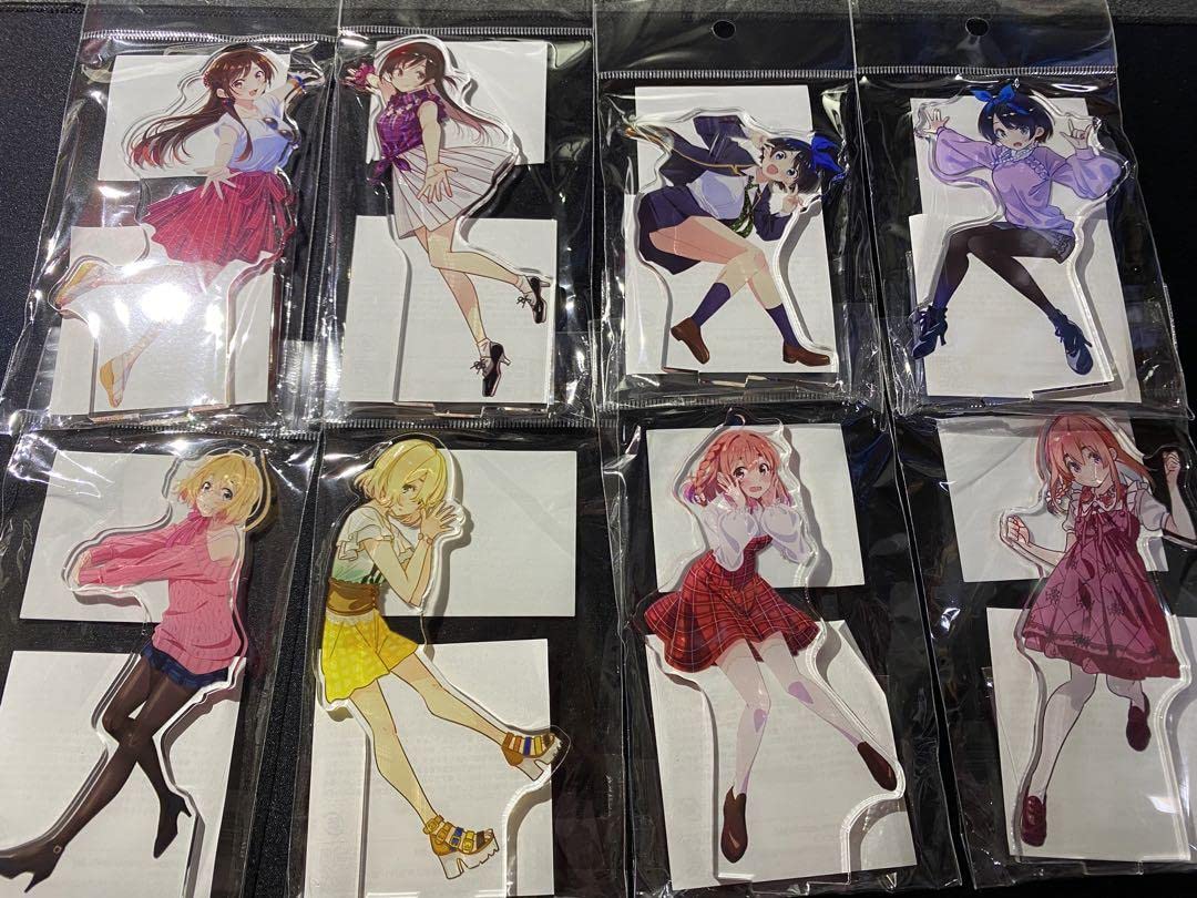 Amazon.co.jp: 彼女 お借りします展 アクリルスタンド アニメ版 原作版 