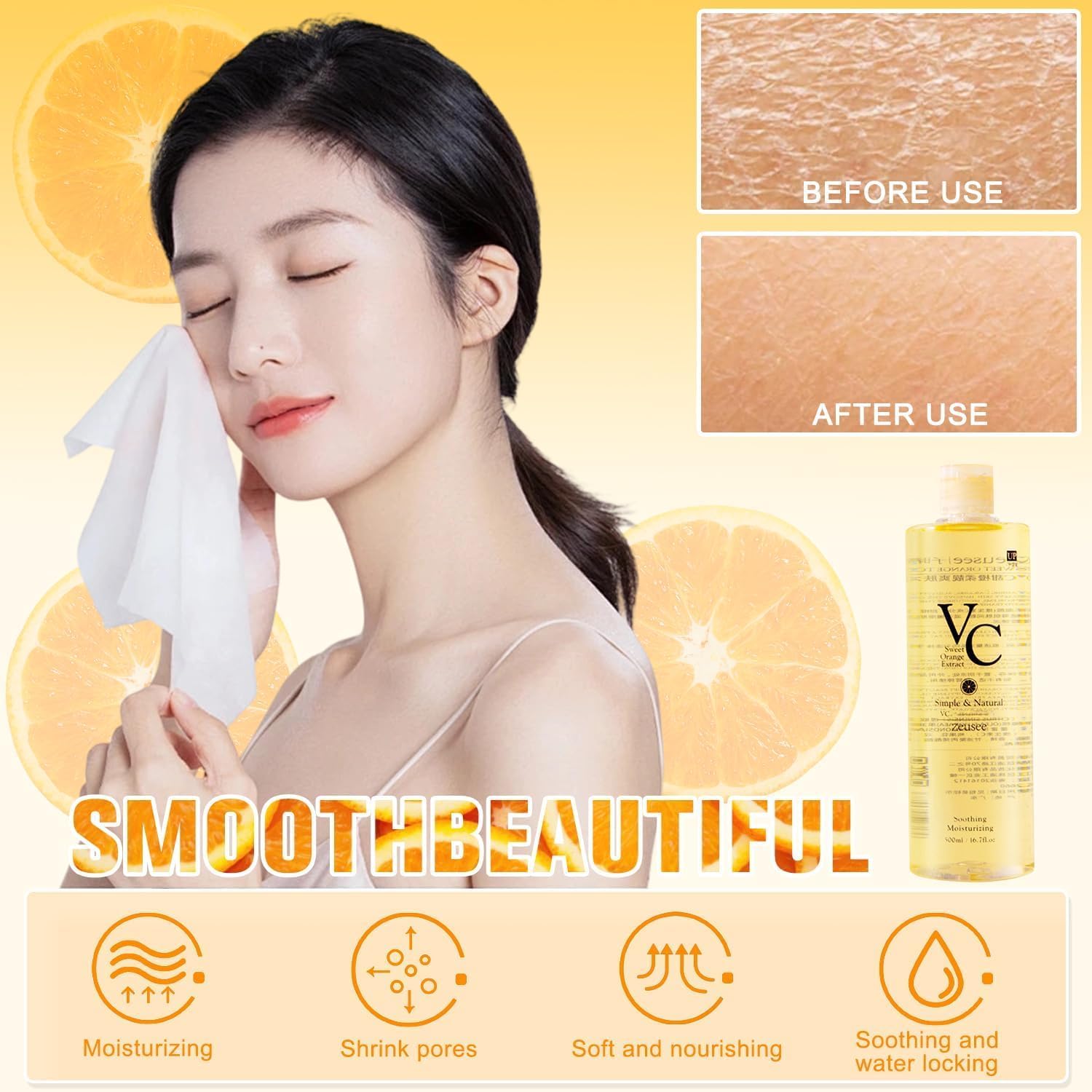 Amazon | Vc Toner for Face Vc Toner 500ml Vitamin C Toner Japan