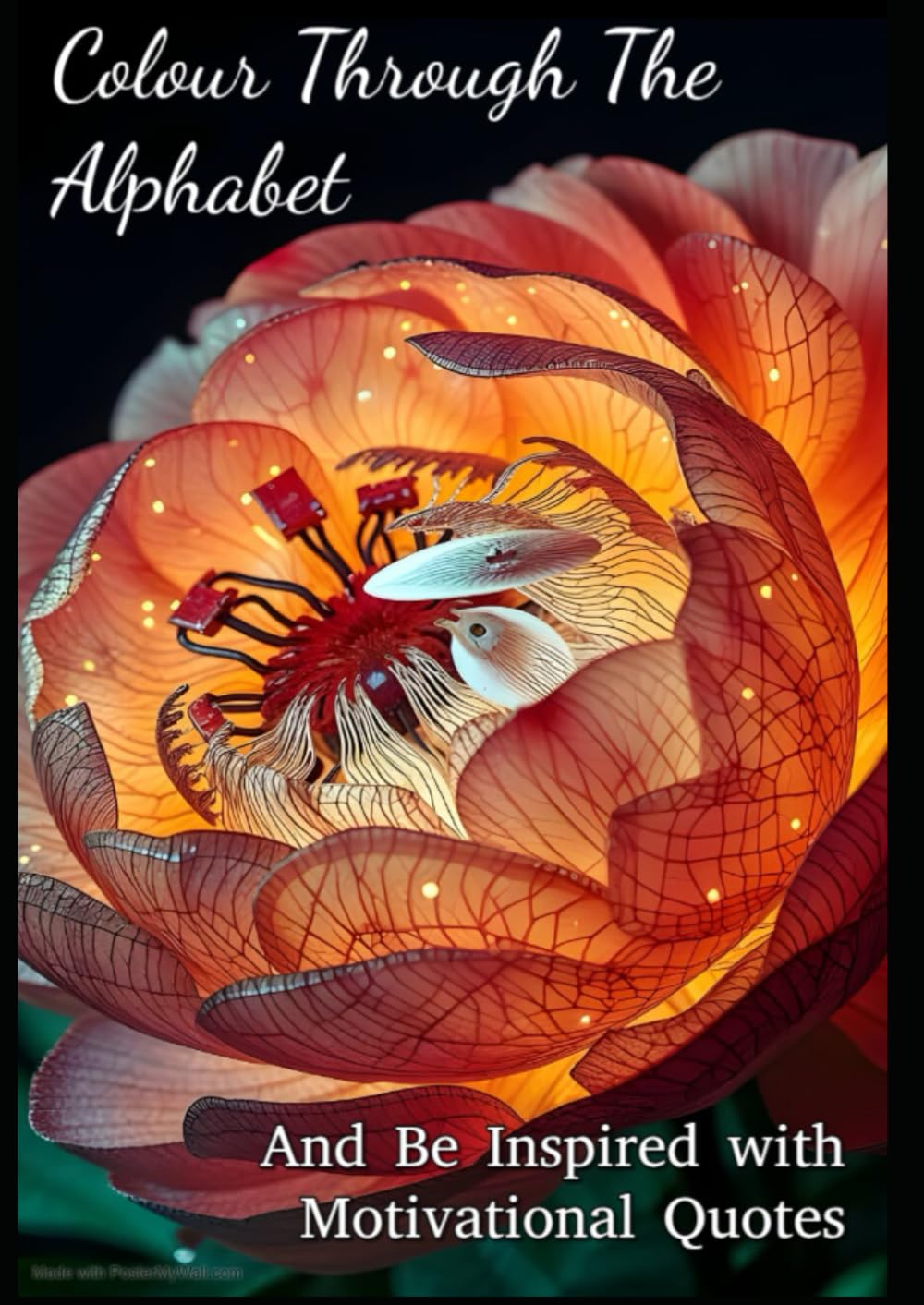 Colour The Alphabetand be inspired with motivational quotes
